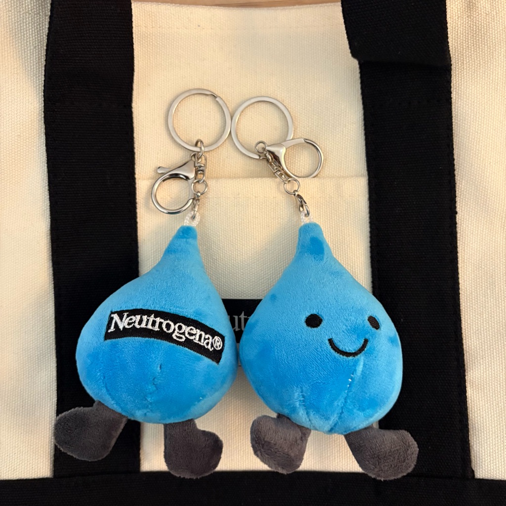 Neutrogena Blue Plush Keychain Duo Neutrogena Blue Plush Keychain Duo